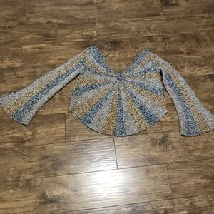 Free people bell sleeve sweater